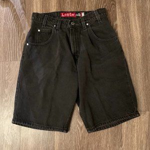 Levi's Silvertab Loose Fit Black Jean Shorts